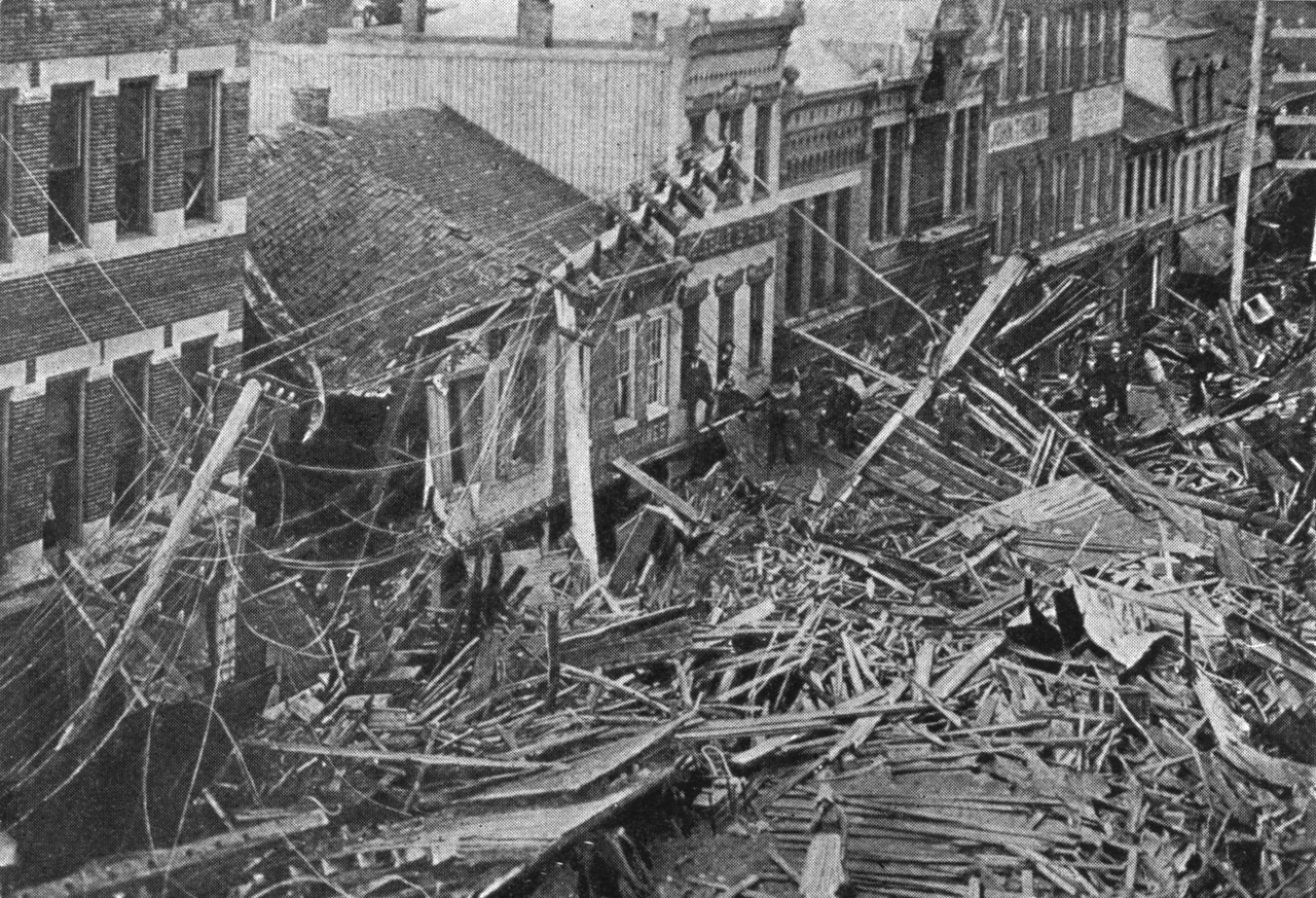 Main Street, Johnstown, after the flood.