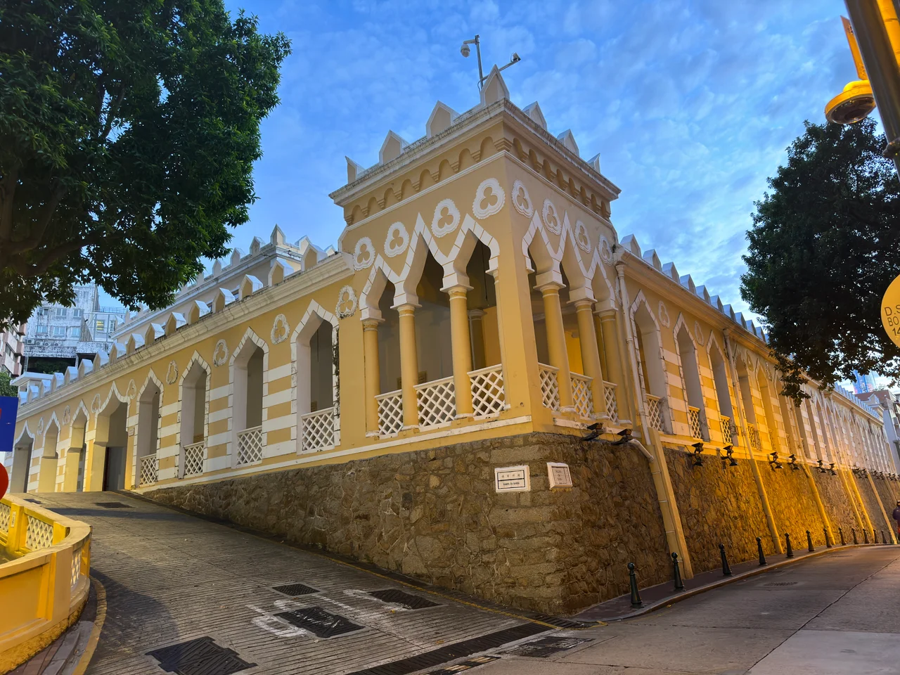Moorish Barracks. Moorish Barracks is a part of the Historic Centre of Macau, a UNESCO's World Heritage Site. Photo taken by Netsonfong.